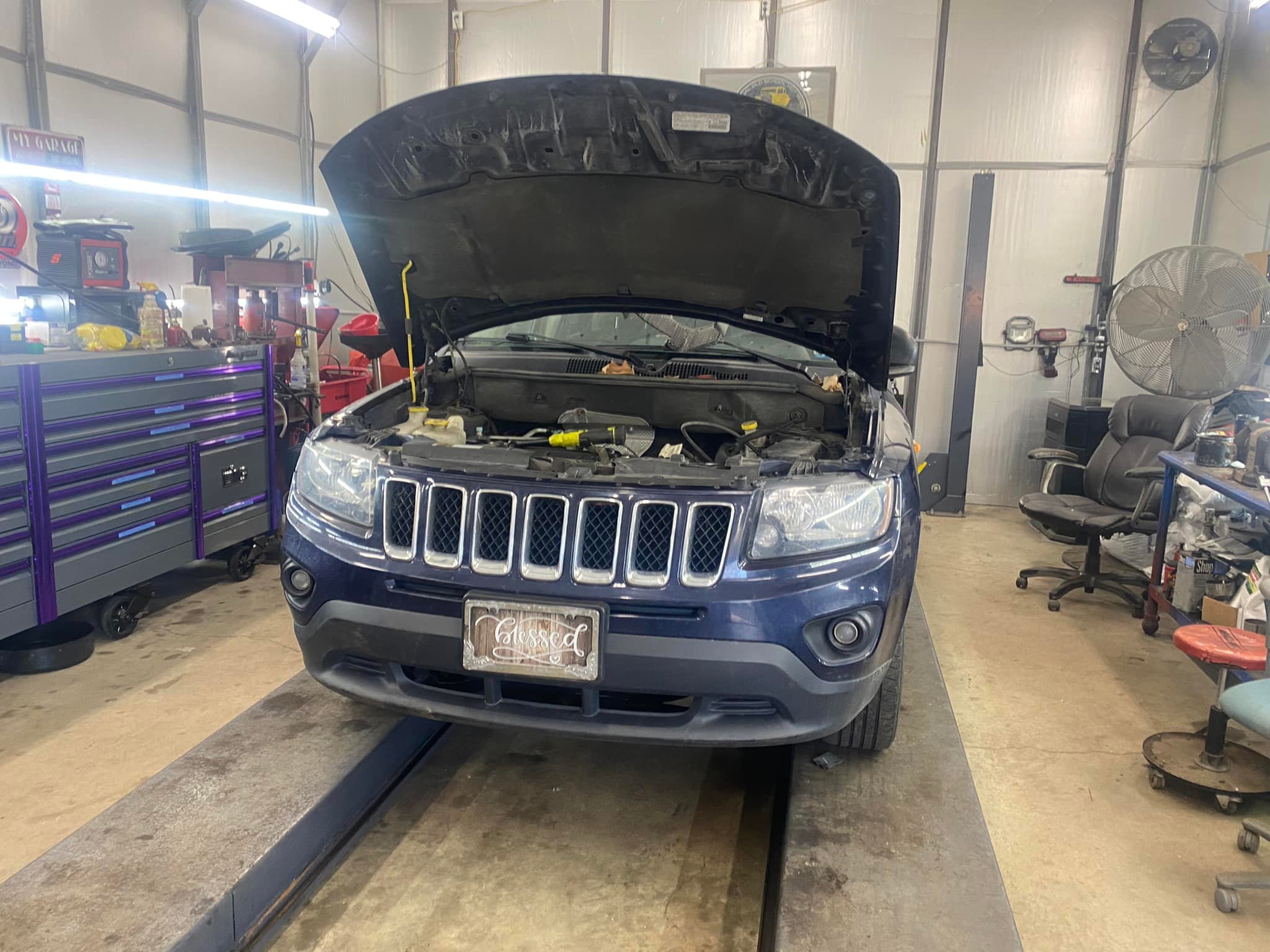 Jeep getting mechanic work